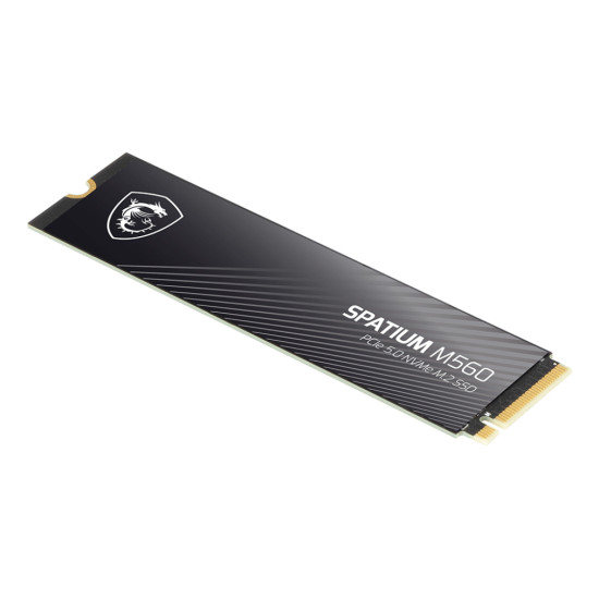 SSD|MSI|SPATIUM M560|1TB|M.2|PCIe Gen5|NVMe|3D NAND|Write speed 8400 MBytes/sec|Read speed 10200 MBytes/sec|TBW 600 TB|MTBF 1500000 hours|S78-440L0F0-P83 SSD|MSI|SPATIUM M560|1TB|M.2|PCIe Gen5|NVMe|3D NAND|Write speed 8400 MBytes/sec|Read speed 10200 MBytes/sec|TBW 600 TB|MTBF 1500000 hours|S78-440L0F0-P83
