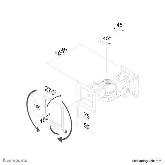 Neomounts tv wall mount