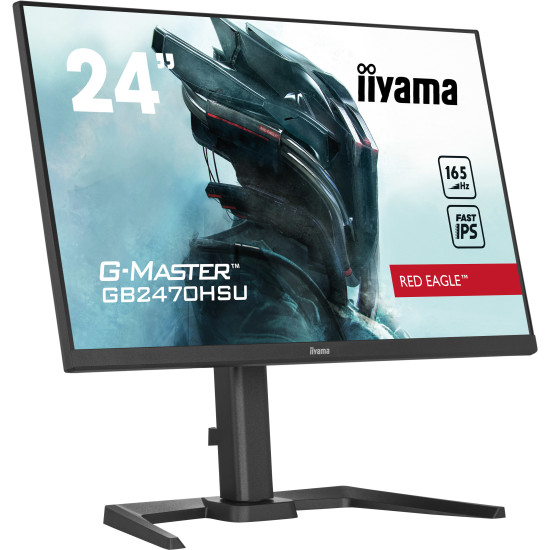 iiyama G-MASTER GB2470HSU-B5 LED display 61 cm (24") 1920 x 1080 pixels Full HD Black iiyama G-MASTER GB2470HSU-B5 LED display 61 cm (24") 1920 x 1080 pixels Full HD Black