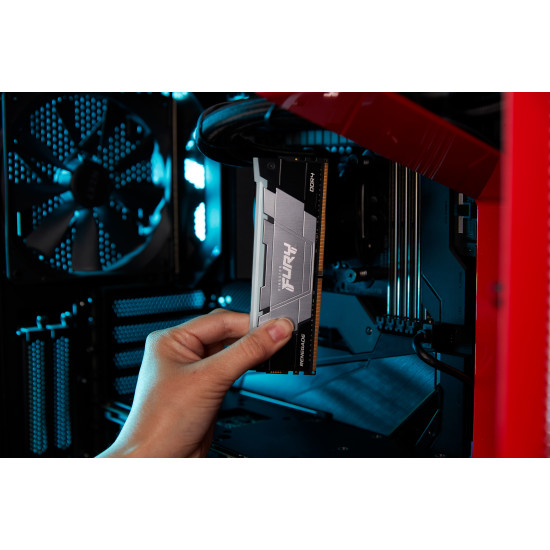 Kingston Technology FURY 16GB 3200MT/s DDR4 CL16 DIMM (Kit of 2) Renegade RGB Kingston Technology FURY 16GB 3200MT/s DDR4 CL16 DIMM (Kit of 2) Renegade RGB