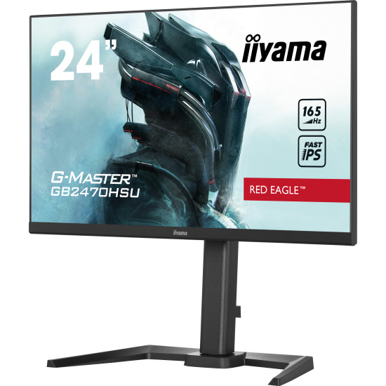 iiyama G-MASTER GB2470HSU-B5 LED display 61 cm (24") 1920 x 1080 pixels Full HD Black iiyama G-MASTER GB2470HSU-B5 LED display 61 cm (24") 1920 x 1080 pixels Full HD Black