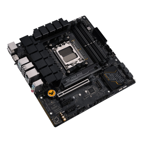 Mainboard|ASUS|AMD B650|SAM5|Micro-ATX|Memory DDR5|Memory slots 4|2xPCI-Express 4.0 1x|1xPCI-Express 4.0 16x|2xM.2|1xHDMI|2xDisplayPort|4xUSB 2.0|2xUSB 3.2|2xUSB-C|1xRJ45|3xAudio port|TUFGAMINGB650M-E Mainboard|ASUS|AMD B650|SAM5|Micro-ATX|Memory DDR5|Memory slots 4|2xPCI-Express 4.0 1x|1xPCI-Express 4.0 16x|2xM.2|1xHDMI|2xDisplayPort|4xUSB 2.0|2xUSB 3.2|2xUSB-C|1xRJ45|3xAudio port|TUFGAMINGB650M-E