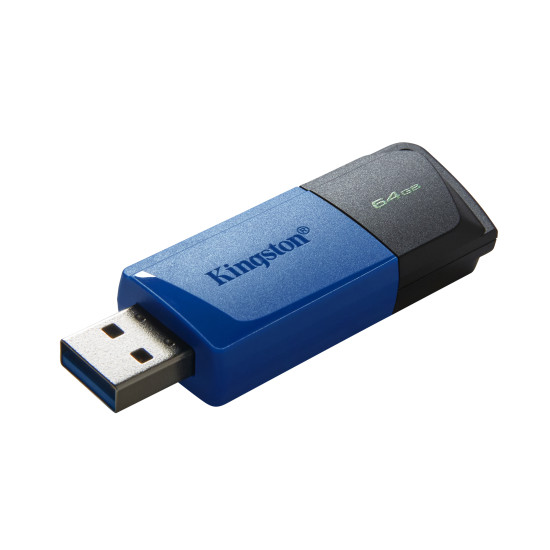 Kingston Technology DataTraveler 64GB USB3.2 Gen 1 Exodia M (Black + Blue) Kingston Technology DataTraveler 64GB USB3.2 Gen 1 Exodia M (Black + Blue)