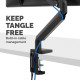 Fellowes Monitor Arm - Platinum Series Monitor Mount for 8KG 40 Inch Screens - Adjustable Monitor Desk Mount - Tilt 45° Pan 180° Swivel 360° Rotation 360°, VESA 75 x 75/100 x 100 - Black Fellowes Monitor Arm - Platinum Series Monitor Mount for 8KG 40 Inch Screens - Adjustable Monitor Desk Mount - Tilt 45° Pan 180° Swivel 360° Rotation 360°, VESA 75 x 75/100 x 100 - Black