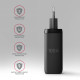 MOBILE CHARGER WALL USB 100W/GAN 3PORT ACU-DPQ100 AXAGON MOBILE CHARGER WALL USB 100W/GAN 3PORT ACU-DPQ100 AXAGON