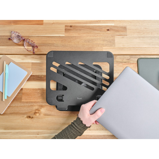 Trust Zeff Laptop stand Black 40.6 cm (16") Trust Zeff Laptop stand Black 40.6 cm (16")