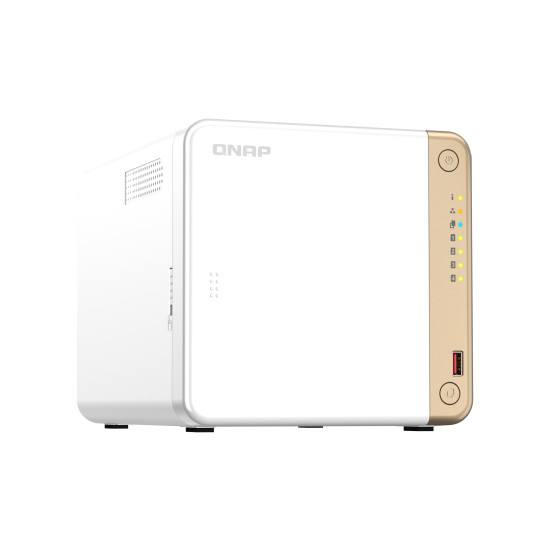 QNAP TS-462-4G NAS/storage server Tower Intel® Celeron® N4505 4 GB DDR4 0 TB QNAP QTS White QNAP TS-462-4G NAS/storage server Tower Intel® Celeron® N4505 4 GB DDR4 0 TB QNAP QTS White