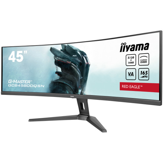 iiyama G-MASTER RED EAGLE CURVED computer monitor 114.3 cm (45") 5120 x 1440 pixels Dual QHD LED Black iiyama G-MASTER RED EAGLE CURVED computer monitor 114.3 cm (45") 5120 x 1440 pixels Dual QHD LED Black