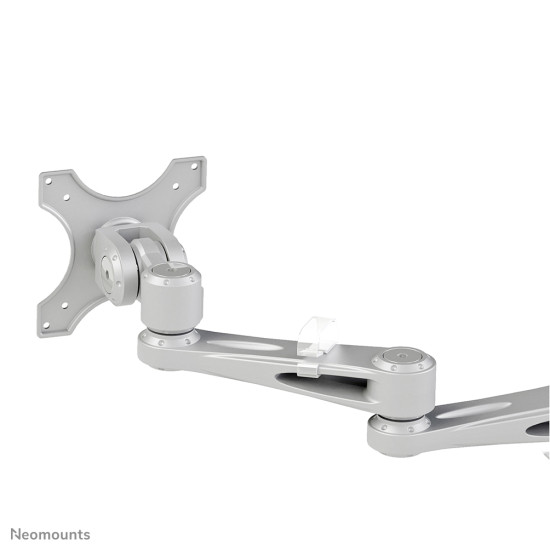 NEWSTAR FLAT SCREEN DESK MOUNT (CLAMP)  10-27" SILVER