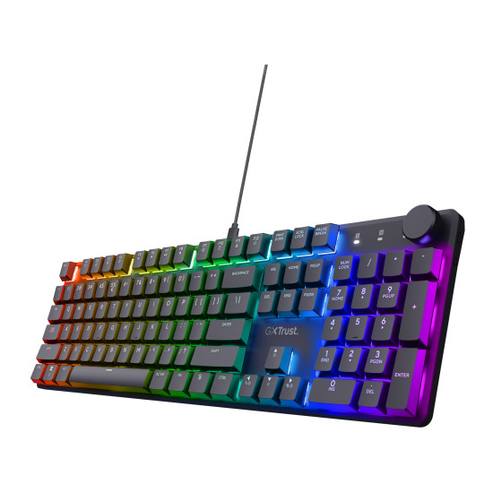 Trust GXT 866 TORIX keyboard Gaming USB QWERTY US International Black Trust GXT 866 TORIX keyboard Gaming USB QWERTY US International Black
