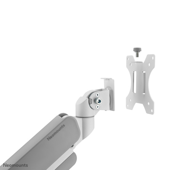 Neomounts DS70PLUS-450WH1 Monitor arm 17-49" - gas spring - Topfix - 180°-stop Neomounts DS70PLUS-450WH1 Monitor arm 17-49" - gas spring - Topfix - 180°-stop