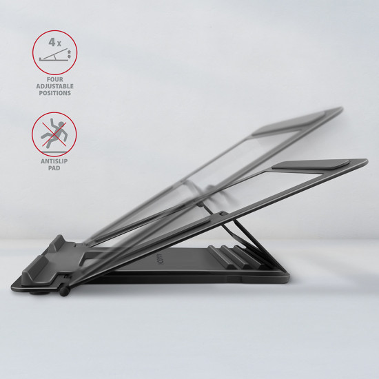 Axagon STND-L laptop stand Grey 40.6 cm (16") Axagon STND-L laptop stand Grey 40.6 cm (16")