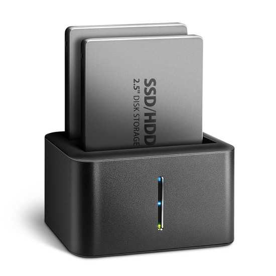 Axagon ADSA-D25 storage drive docking station USB 3.2 Gen 1 (3.1 Gen 1) Type micro-B Black Axagon ADSA-D25 storage drive docking station USB 3.2 Gen 1 (3.1 Gen 1) Type micro-B Black