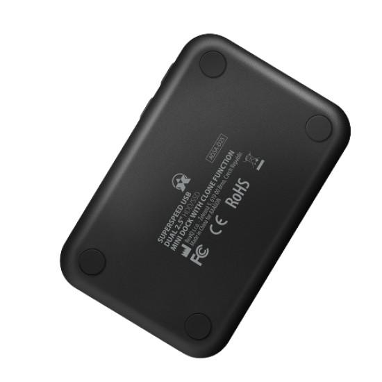 Axagon ADSA-D25 storage drive docking station USB 3.2 Gen 1 (3.1 Gen 1) Type micro-B Black Axagon ADSA-D25 storage drive docking station USB 3.2 Gen 1 (3.1 Gen 1) Type micro-B Black