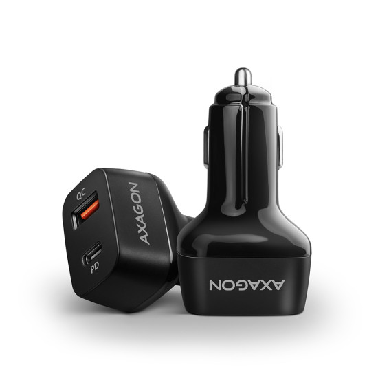 Axagon PWC-PQ38 mobile device charger Mobile phone, Laptop, Smartphone, Tablet, Universal Black Cigar lighter Fast charging Auto Axagon PWC-PQ38 mobile device charger Mobile phone, Laptop, Smartphone, Tablet, Universal Black Cigar lighter Fast charging Auto