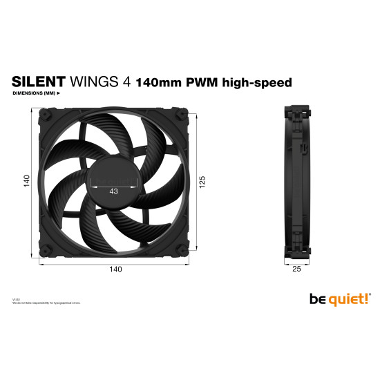 SILENT WINGS 4 | 140mm PWM high-speed