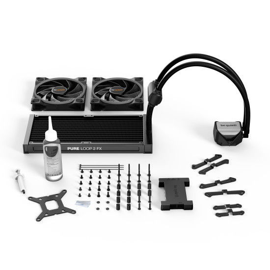 be quiet! Pure Loop 2 FX 280mm Processor All-in-one liquid cooler 14 cm Black 1 pc(s) be quiet! Pure Loop 2 FX 280mm Processor All-in-one liquid cooler 14 cm Black 1 pc(s)
