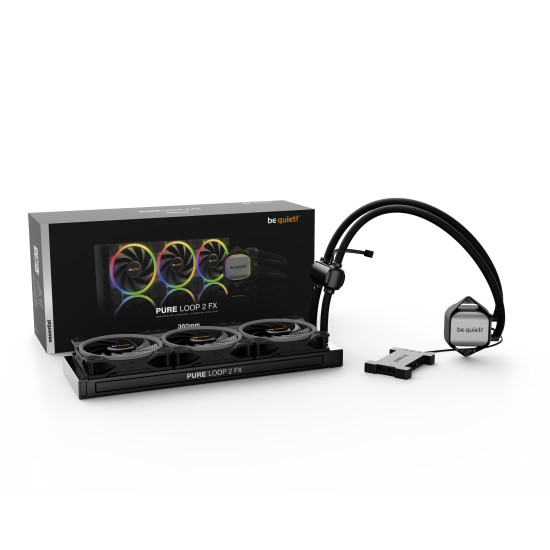 be quiet! Pure Loop 2 FX 360mm Processor All-in-one liquid cooler 12 cm Black 1 pc(s) be quiet! Pure Loop 2 FX 360mm Processor All-in-one liquid cooler 12 cm Black 1 pc(s)