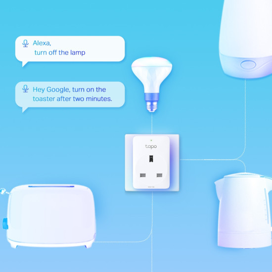 TP-Link Tapo Mini Smart Wi-Fi Socket, Energy Monitoring TP-Link Tapo Mini Smart Wi-Fi Socket, Energy Monitoring