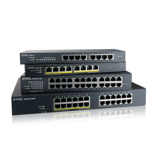 Zyxel GS1915-24E Managed L2 Gigabit Ethernet (10/100/1000) 1U Black Zyxel GS1915-24E Managed L2 Gigabit Ethernet (10/100/1000) 1U Black