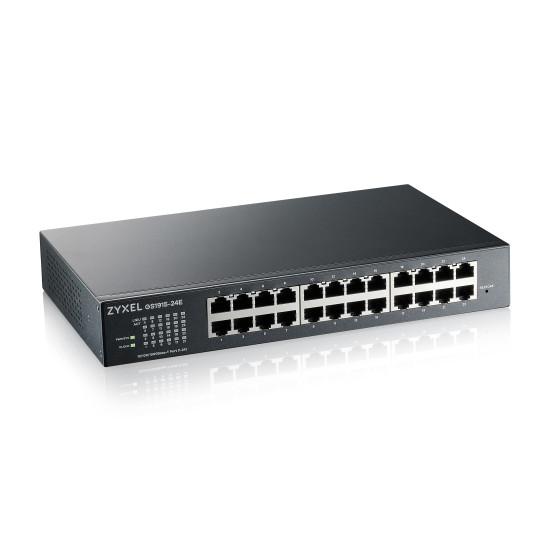 Zyxel GS1915-24E Managed L2 Gigabit Ethernet (10/100/1000) 1U Black Zyxel GS1915-24E Managed L2 Gigabit Ethernet (10/100/1000) 1U Black