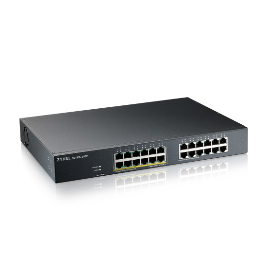 Zyxel GS1915-24EP Managed L2 Gigabit Ethernet (10/100/1000) Power over Ethernet (PoE) 1U Black Zyxel GS1915-24EP Managed L2 Gigabit Ethernet (10/100/1000) Power over Ethernet (PoE) 1U Black