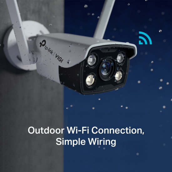 VIGI 4MP Outdoor Full-Color Wi-Fi Bullet Network Camera VIGI 4MP Outdoor Full-Color Wi-Fi Bullet Network Camera