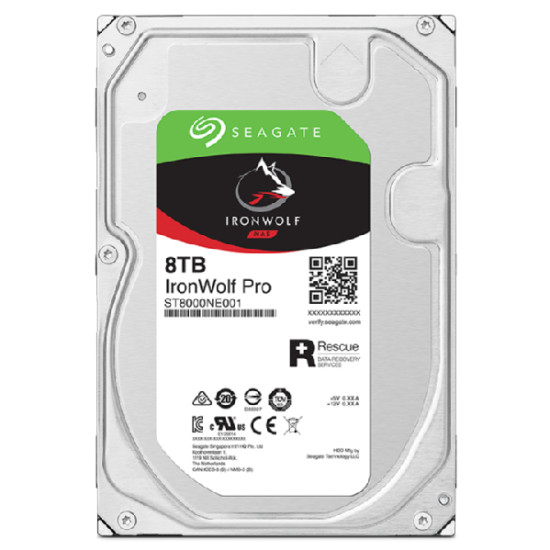HDD|SEAGATE|IronWolf Pro|8TB|SATA|256 MB|7200 rpm|3,5"|ST8000NT001 HDD|SEAGATE|IronWolf Pro|8TB|SATA|256 MB|7200 rpm|3,5"|ST8000NT001
