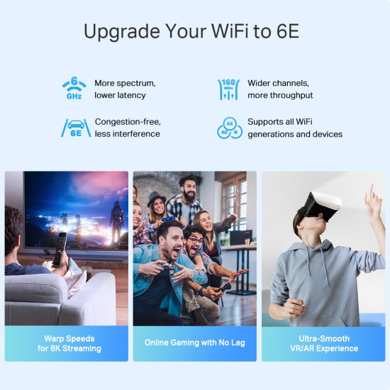 AXE5400 Tri-Band Mesh Wi-Fi 6E System AXE5400 Tri-Band Mesh Wi-Fi 6E System
