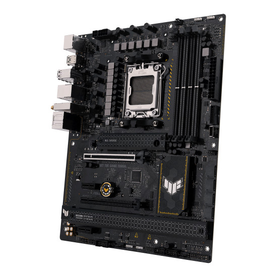 Mainboard|ASUS|AMD B650|SAM5|ATX|Memory DDR5|Memory slots 4|2xPCI-Express 4.0 1x|2xPCI-Express 4.0 16x|3xM.2|1xHDMI|1xDisplayPort|4xUSB 2.0|2xUSB 3.2|2xUSB-C|1xRJ45|5xAudio port|TUFGAMINGB650-PLUSWIFI Mainboard|ASUS|AMD B650|SAM5|ATX|Memory DDR5|Memory slots 4|2xPCI-Express 4.0 1x|2xPCI-Express 4.0 16x|3xM.2|1xHDMI|1xDisplayPort|4xUSB 2.0|2xUSB 3.2|2xUSB-C|1xRJ45|5xAudio port|TUFGAMINGB650-PLUSWIFI