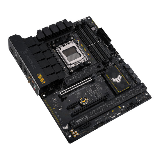 Mainboard|ASUS|AMD B650|SAM5|ATX|Memory DDR5|Memory slots 4|2xPCI-Express 4.0 1x|2xPCI-Express 4.0 16x|3xM.2|1xHDMI|1xDisplayPort|4xUSB 2.0|2xUSB 3.2|2xUSB-C|1xRJ45|5xAudio port|TUFGAMINGB650-PLUSWIFI Mainboard|ASUS|AMD B650|SAM5|ATX|Memory DDR5|Memory slots 4|2xPCI-Express 4.0 1x|2xPCI-Express 4.0 16x|3xM.2|1xHDMI|1xDisplayPort|4xUSB 2.0|2xUSB 3.2|2xUSB-C|1xRJ45|5xAudio port|TUFGAMINGB650-PLUSWIFI