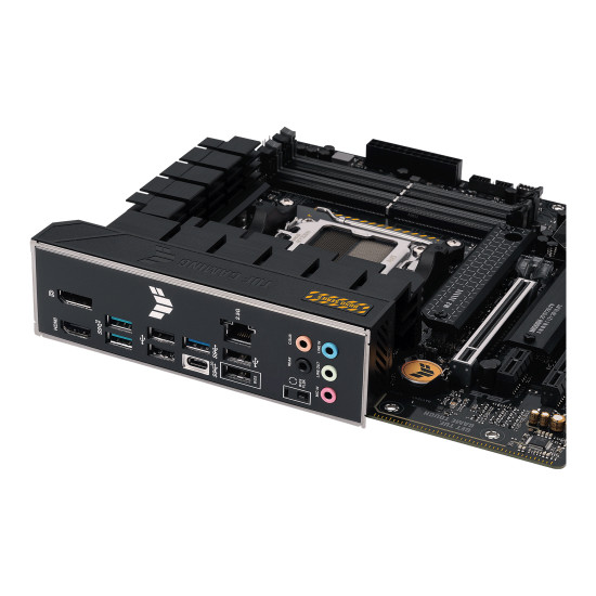 Mainboard|ASUS|AMD B650|SAM5|MicroATX|Memory DDR5|Memory slots 4|1xPCI-Express 4.0 1x|2xPCI-Express 4.0 16x|2xM.2|1xHDMI|1xDisplayPort|4xUSB 2.0|3xUSB 3.2|1xUSB-C|1xRJ45|5xAudio port|TUFGAMINGB650M-PLUS Mainboard|ASUS|AMD B650|SAM5|MicroATX|Memory DDR5|Memory slots 4|1xPCI-Express 4.0 1x|2xPCI-Express 4.0 16x|2xM.2|1xHDMI|1xDisplayPort|4xUSB 2.0|3xUSB 3.2|1xUSB-C|1xRJ45|5xAudio port|TUFGAMINGB650M-PLUS