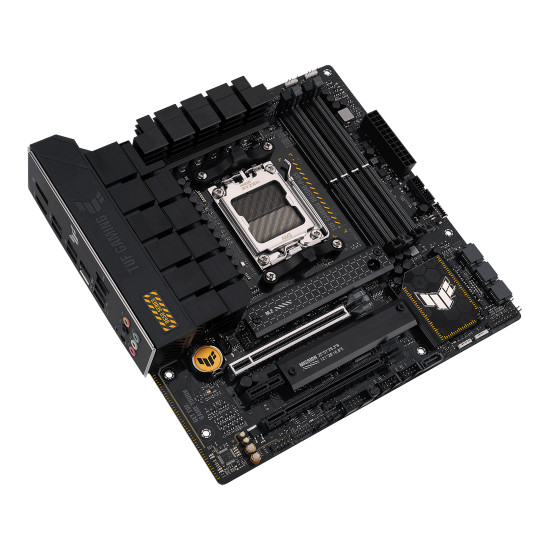 Mainboard|ASUS|AMD B650|SAM5|MicroATX|Memory DDR5|Memory slots 4|1xPCI-Express 4.0 1x|2xPCI-Express 4.0 16x|2xM.2|1xHDMI|1xDisplayPort|4xUSB 2.0|3xUSB 3.2|1xUSB-C|1xRJ45|5xAudio port|TUFGAMINGB650M-PLUS Mainboard|ASUS|AMD B650|SAM5|MicroATX|Memory DDR5|Memory slots 4|1xPCI-Express 4.0 1x|2xPCI-Express 4.0 16x|2xM.2|1xHDMI|1xDisplayPort|4xUSB 2.0|3xUSB 3.2|1xUSB-C|1xRJ45|5xAudio port|TUFGAMINGB650M-PLUS
