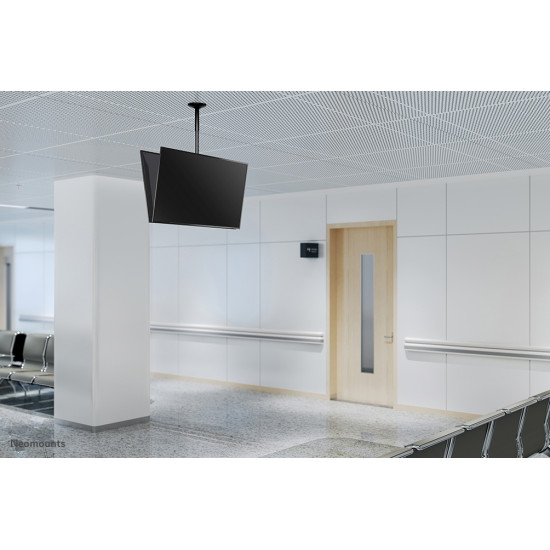 Neomounts FPMA-C340DBLACK Dual monitor/TV mount ceiling 32-75" - h 106-156 cm Neomounts FPMA-C340DBLACK Dual monitor/TV mount ceiling 32-75" - h 106-156 cm
