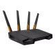Wireless Router|ASUS|Wireless Router|4200 Mbps|Mesh|Wi-Fi 5|Wi-Fi 6|IEEE 802.11n|USB 3.2|1 WAN|4x10/100/1000M|Number of antennas 4|TUFGAMINGAX4200