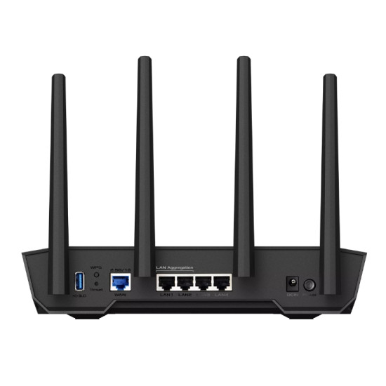 Wireless Router|ASUS|Wireless Router|4200 Mbps|Mesh|Wi-Fi 5|Wi-Fi 6|IEEE 802.11n|USB 3.2|1 WAN|4x10/100/1000M|Number of antennas 4|TUFGAMINGAX4200