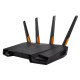 Wireless Router|ASUS|Wireless Router|4200 Mbps|Mesh|Wi-Fi 5|Wi-Fi 6|IEEE 802.11n|USB 3.2|1 WAN|4x10/100/1000M|Number of antennas 4|TUFGAMINGAX4200