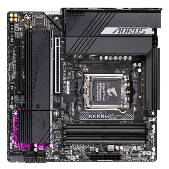 Mainboard|GIGABYTE|AMD B650|SAM5|Micro-ATX|Memory DDR5|Memory slots 4|1xPCI-Express 4.0 4x |1xPCI-Express 4.0 16x|2xM.2|1xHDMI|1xDisplayPort|4xUSB 2.0|7xUSB 3.2|1xUSB-C|1xOptical S/PDIF|1xRJ45|3xAudio port|B650MAORUSELITE1.3 Mainboard|GIGABYTE|AMD B650|SAM5|Micro-ATX|Memory DDR5|Memory slots 4|1xPCI-Express 4.0 4x |1xPCI-Express 4.0 16x|2xM.2|1xHDMI|1xDisplayPort|4xUSB 2.0|7xUSB 3.2|1xUSB-C|1xOptical S/PDIF|1xRJ45|3xAudio port|B650MAORUSELITE1.3