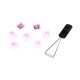 HyperX Full key Set Keycaps - PBT (Pink) Keyboard cap HyperX Full key Set Keycaps - PBT (Pink) Keyboard cap