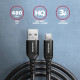 Axagon BUCM-AM15AB USB cable USB 2.0 1.5 m USB A USB C Black Axagon BUCM-AM15AB USB cable USB 2.0 1.5 m USB A USB C Black