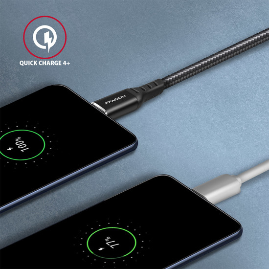 CABLE USB-C TO USB-C 3M 60W/HQ BLACK BUCM-CM30AB AXAGON CABLE USB-C TO USB-C 3M 60W/HQ BLACK BUCM-CM30AB AXAGON