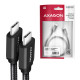 Axagon BUCM3-CM20AB USB cable USB 3.2 Gen 1 (3.1 Gen 1) 2 m USB C Black Axagon BUCM3-CM20AB USB cable USB 3.2 Gen 1 (3.1 Gen 1) 2 m USB C Black