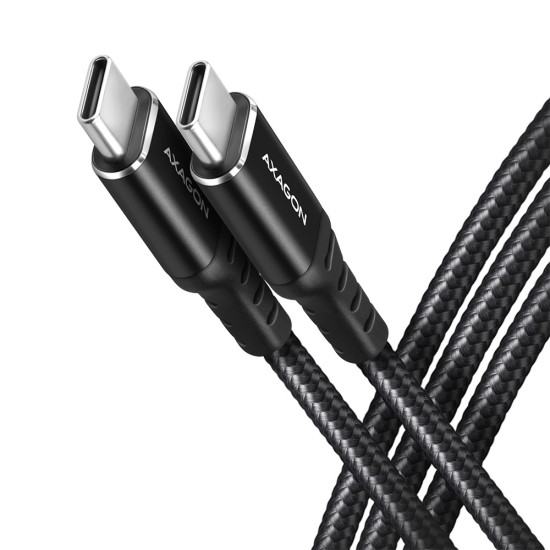 Axagon BUCM432-CM10AB USB cable USB4 Gen 3x2 1 m USB C Black Axagon BUCM432-CM10AB USB cable USB4 Gen 3x2 1 m USB C Black