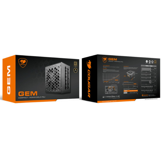 COUGAR Gaming 31GM105001P01 power supply unit 1050 W 20+4 pin ATX ATX Black COUGAR Gaming 31GM105001P01 power supply unit 1050 W 20+4 pin ATX ATX Black