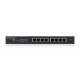 Zyxel GS1900-8 Managed L2 Gigabit Ethernet (10/100/1000) Black Zyxel GS1900-8 Managed L2 Gigabit Ethernet (10/100/1000) Black