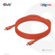 CLUB3D USB2 Type-C Bi-Directional USB-IF Certified Cable Data 480Mb, PD 240W(48V/5A) EPR M/M 3m / 9.84 ft CLUB3D USB2 Type-C Bi-Directional USB-IF Certified Cable Data 480Mb, PD 240W(48V/5A) EPR M/M 3m / 9.84 ft