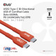 CLUB3D USB2 Type-C Bi-Directional USB-IF Certified Cable Data 480Mb, PD 240W(48V/5A) EPR M/M 3m / 9.84 ft CLUB3D USB2 Type-C Bi-Directional USB-IF Certified Cable Data 480Mb, PD 240W(48V/5A) EPR M/M 3m / 9.84 ft