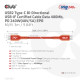 CLUB3D USB2 Type-C Bi-Directional USB-IF Certified Cable Data 480Mb, PD 240W(48V/5A) EPR M/M 3m / 9.84 ft CLUB3D USB2 Type-C Bi-Directional USB-IF Certified Cable Data 480Mb, PD 240W(48V/5A) EPR M/M 3m / 9.84 ft