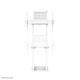 Neomounts WL55-875WH1TV floor stand 55-100" - wall - motorised - TÜV