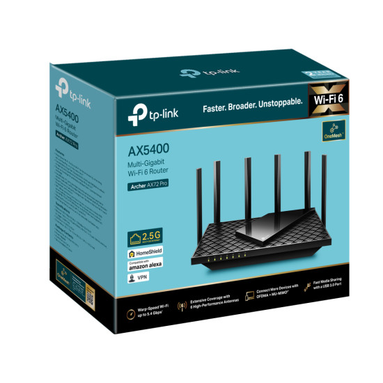 TP-Link Archer AX5400 Multi-Gigabit WiFi 6 Router TP-Link Archer AX5400 Multi-Gigabit WiFi 6 Router